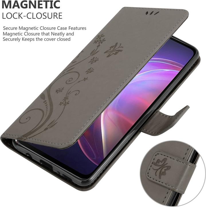 Productafbeelding Cadorabo Bloemen Boekomslag (Vivo V21)