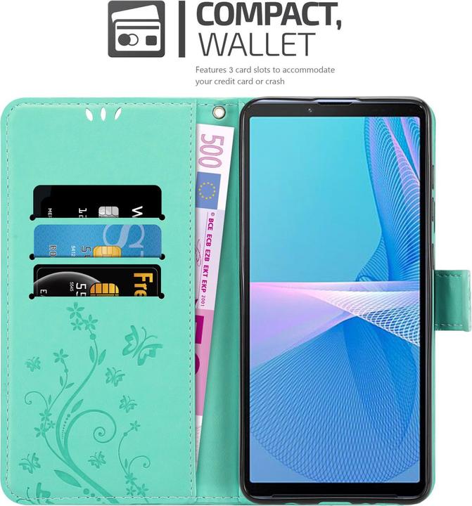 Immagine prodotto Cadorabo Copertina del libro a fiori (Sony Xperia 10 III)