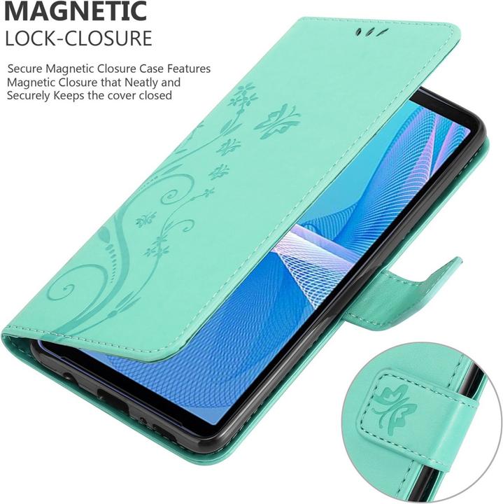 Immagine prodotto Cadorabo Copertina del libro a fiori (Sony Xperia 10 III)