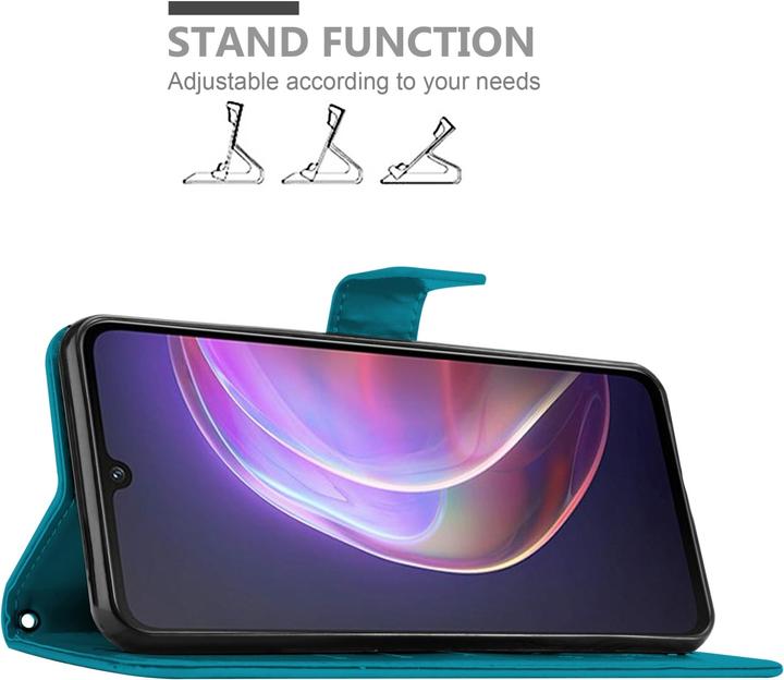 Actual product image Cadorabo Flower Book cover (Vivo V21)