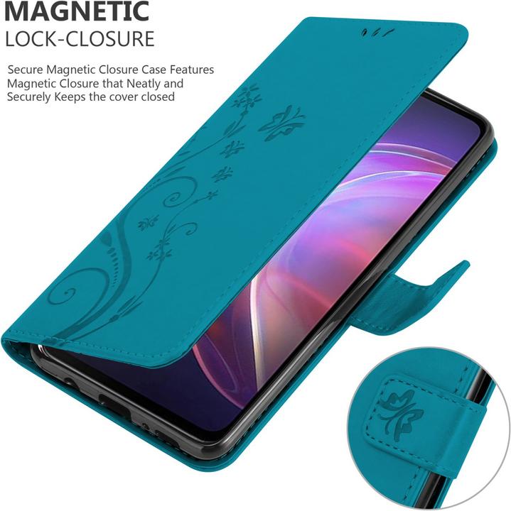 Actual product image Cadorabo Flower Book cover (Vivo V21)