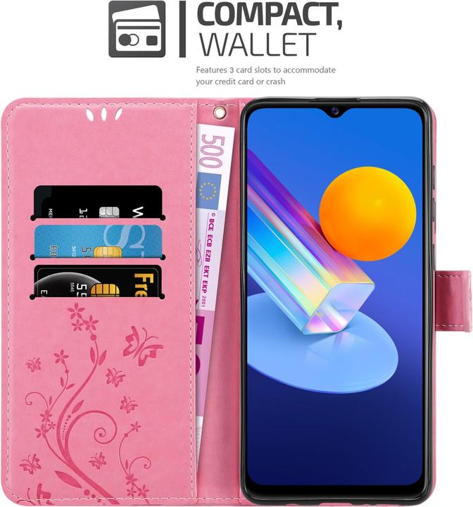 Actual product image Cadorabo Flower Book cover (Vivo Y52s 5G, Vivo Y72 5G)