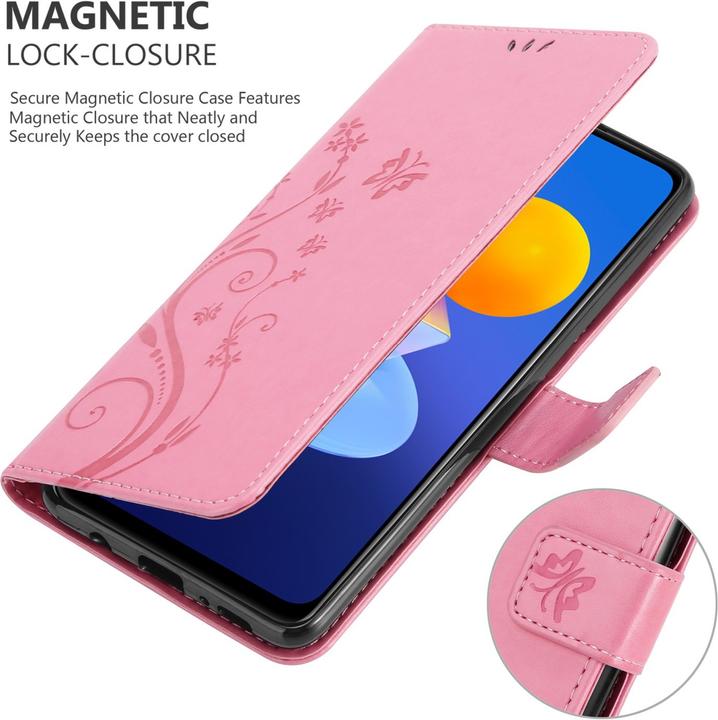 Actual product image Cadorabo Flower Book cover (Vivo Y52s 5G, Vivo Y72 5G)