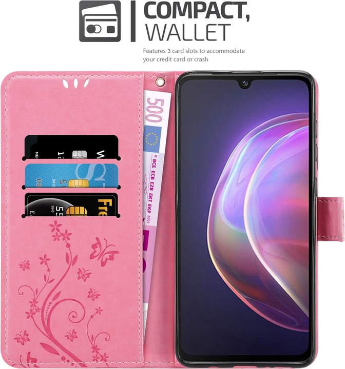 Actual product image Cadorabo Flower Book cover (Vivo V21)
