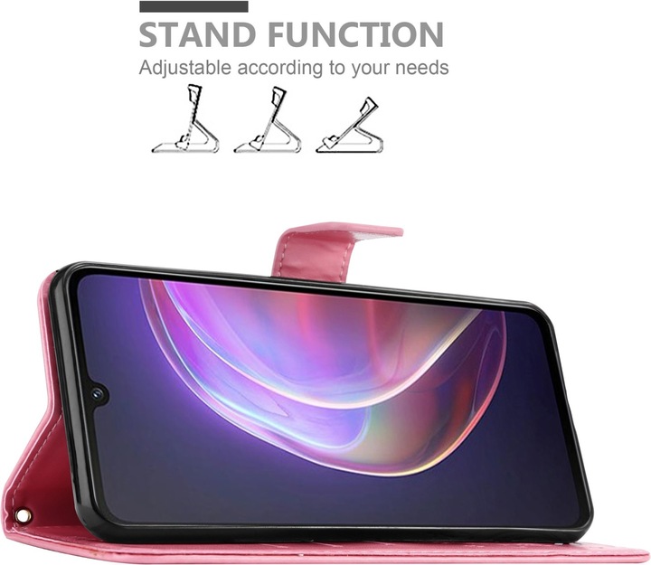 Actual product image Cadorabo Flower Book cover (Vivo V21)