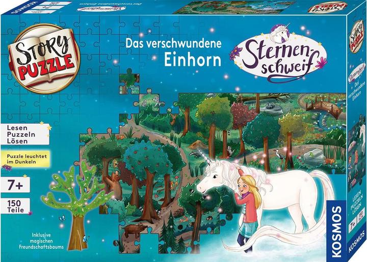 Kosmos Story-Puzzle: Sternenschweif – Das verschwundene Einhorn (150 Teile)