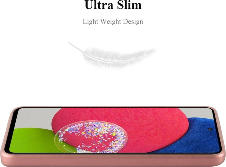 Produktbild Cadorabo TPU Matt Metallic Hülle (Samsung Galaxy A52, Samsung Galaxy A52 5G, Samsung Galaxy A52s 5G)