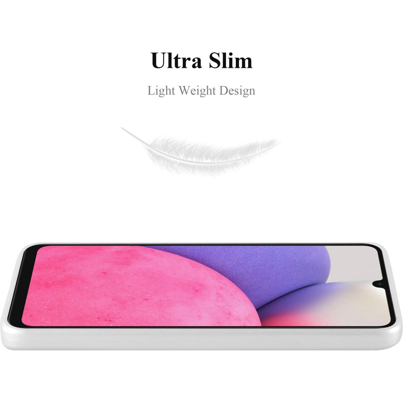 Thumbnail - Cadorabo TPU Matt Metallic Hülle (Samsung Galaxy A33 5G), Smartphone Hülle, Silber