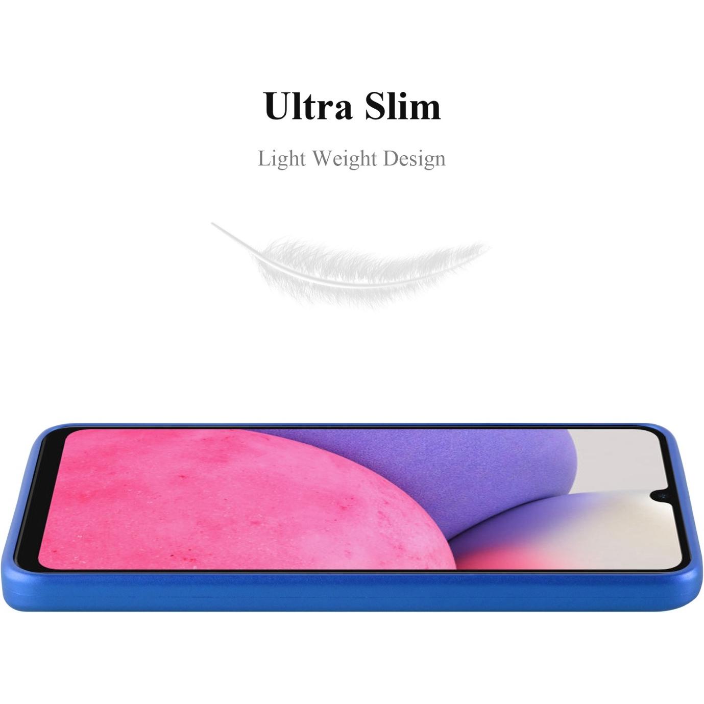 Thumbnail - Cadorabo TPU Matt Metallic Hülle (Samsung Galaxy A33 5G), Smartphone Hülle, Blau