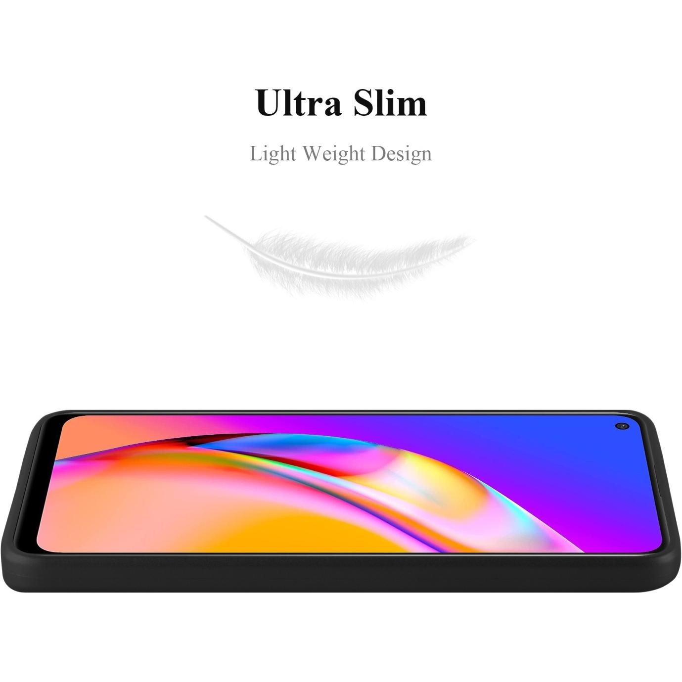 Thumbnail - Cadorabo TPU Matt Metallic Hülle (Oppo A94 5G), Smartphone Hülle, Schwarz