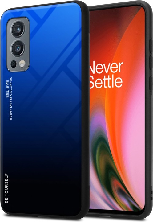 Actual product image Cadorabo TPU 2 colors glass envelope (OnePlus Nord 2 5G)