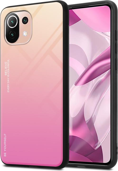 Actual product image Cadorabo TPU 2 colors glass envelope (Xiaomi Mi 11 Lite, Xiaomi Mi 11 Lite 5G)