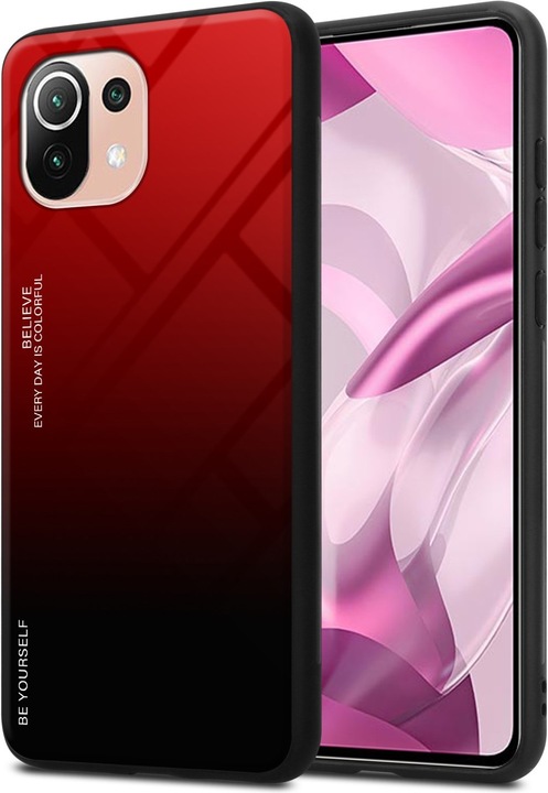 Actual product image Cadorabo TPU 2 colors glass envelope (Xiaomi Mi 11 Lite, Xiaomi Mi 11 Lite 5G)