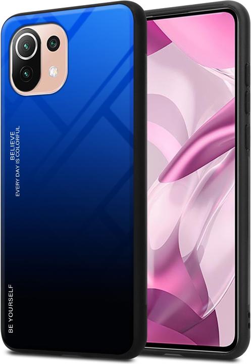 Actual product image Cadorabo TPU 2 colors glass envelope (Xiaomi Mi 11 Lite, Xiaomi Mi 11 Lite 5G, Xiaomi Mi 11 Lite 5G NE)
