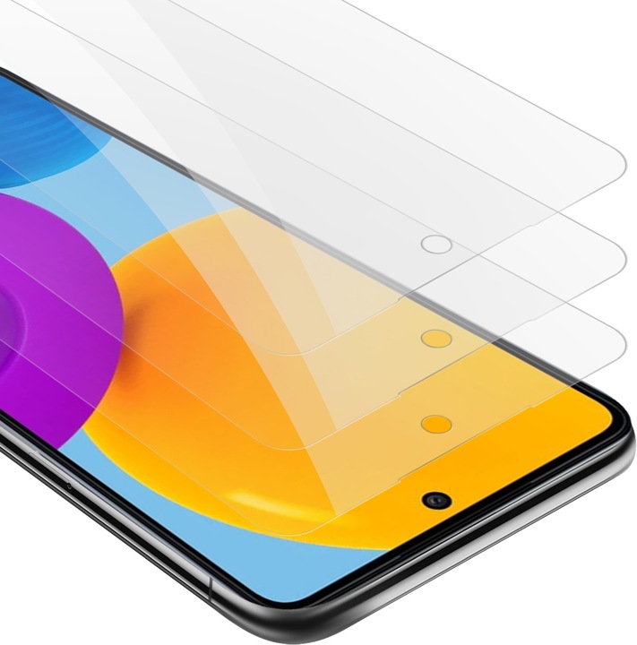 Actual product image Cadorabo Display protection glass (3 Piece, Samsung Galaxy M52 5G)