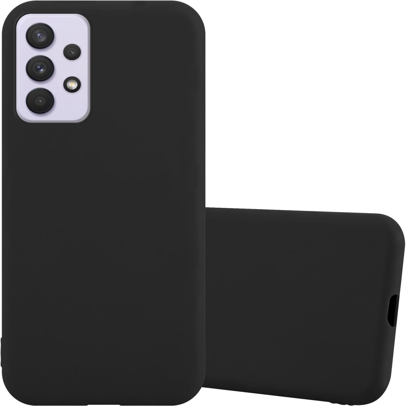 Cadorabo TPU Candy Hülle (Samsung Galaxy A33 5G), Smartphone Hülle, Schwarz