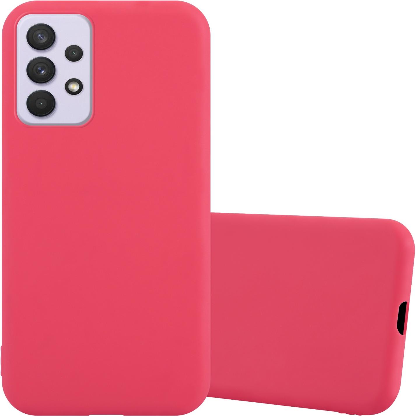 Cadorabo TPU Candy Hülle (Samsung Galaxy A33 5G), Smartphone Hülle, Rot