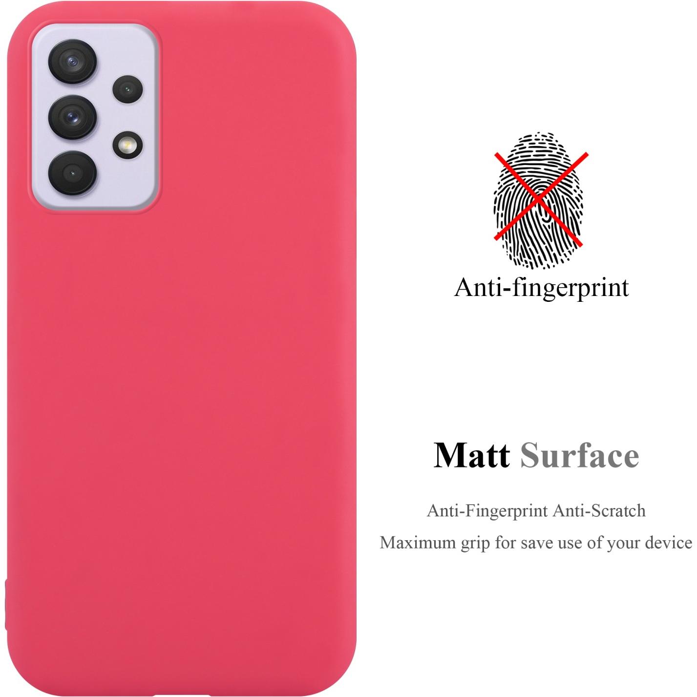 Thumbnail - Cadorabo TPU Candy Hülle (Samsung Galaxy A33 5G), Smartphone Hülle, Rot