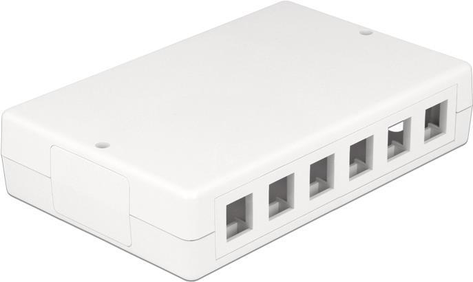 Actual product image Delock Keystone empty case 12 port (Housing)