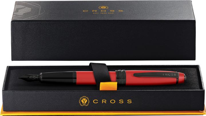 Actual product image Cross Fountain pen Bailey red lacquer, PVD black XF nib (Red lacquer, 1 x)