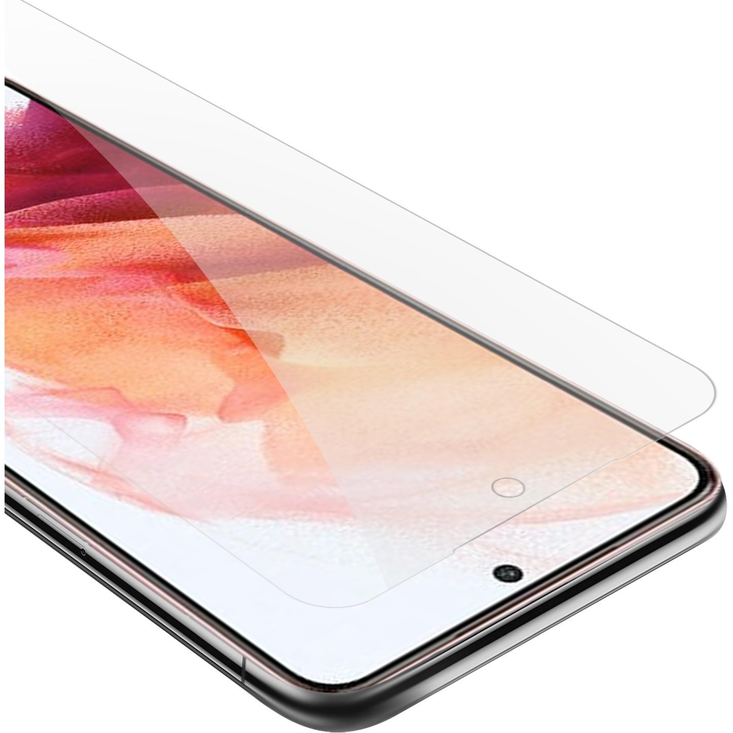 Cadorabo Tempered Schutzglas (1 Stück, Samsung Galaxy S22), Smartphone Schutzfolie, Transparent