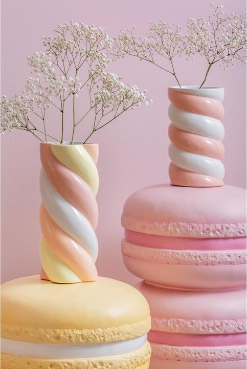 Actual product image present time Vase Marshmallow Medium (1 x, 5.05 l)
