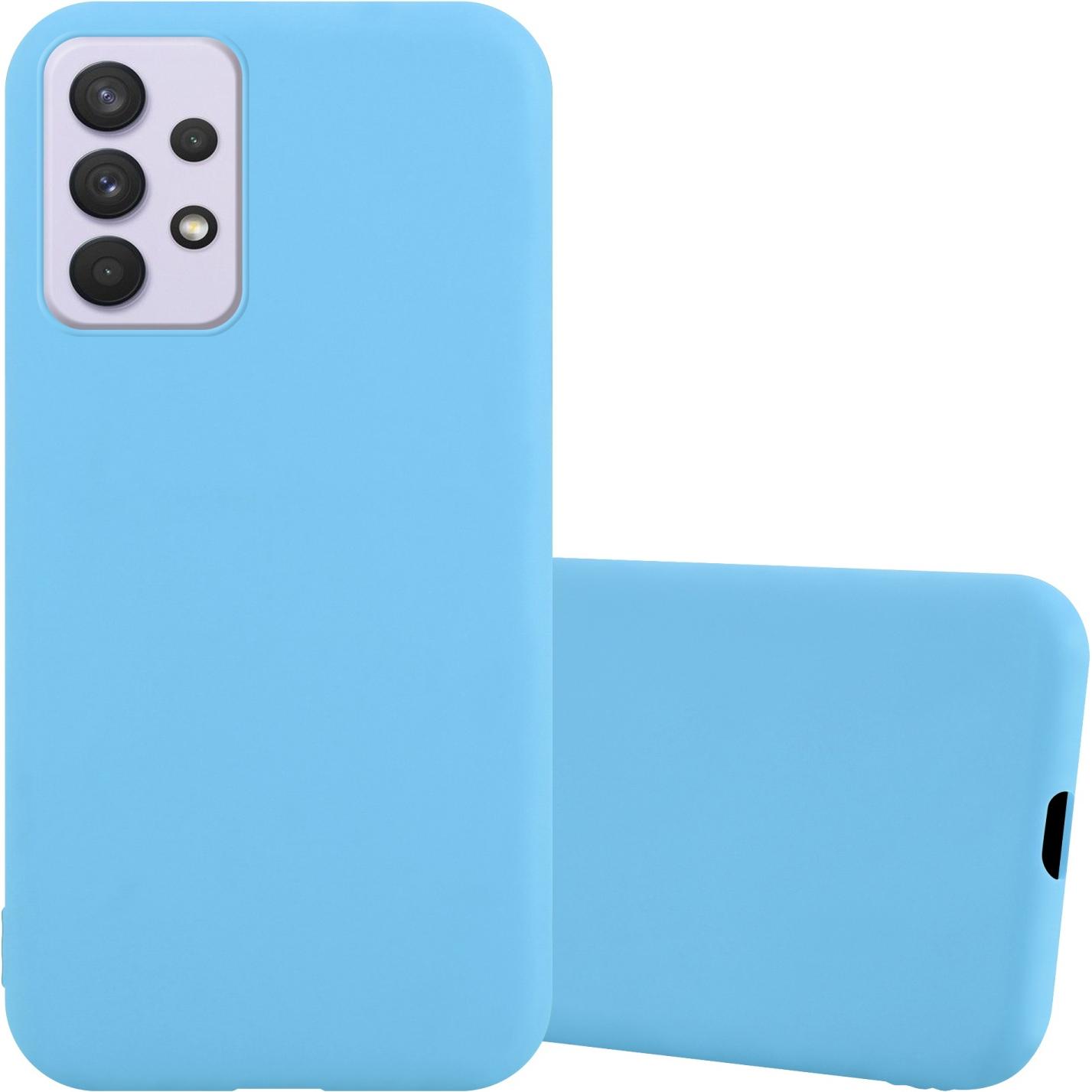 Cadorabo TPU Candy Hülle (Samsung Galaxy A33 5G), Smartphone Hülle, Blau