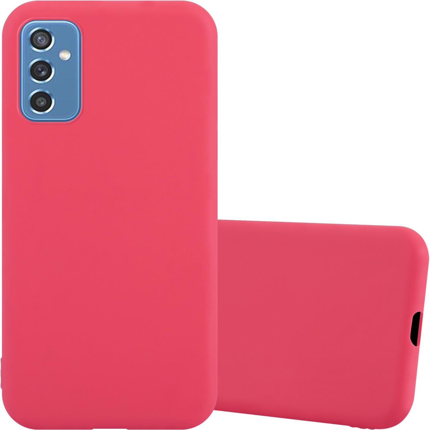 Cadorabo TPU Candy Hülle (Samsung Galaxy M52 5G), Smartphone Hülle, Rot