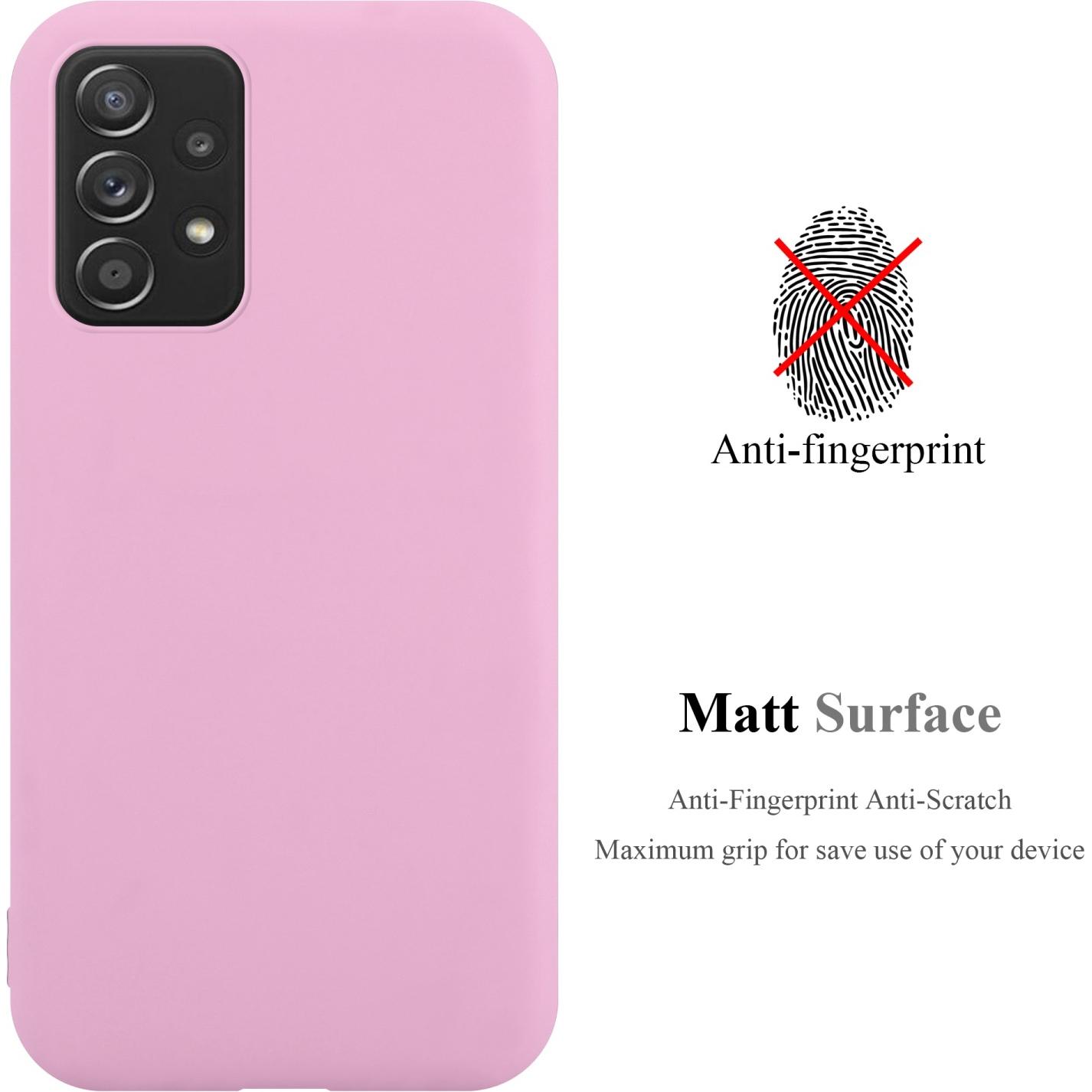 Thumbnail - Cadorabo TPU Candy Hülle (Samsung Galaxy A52, Samsung Galaxy A52 5G, Samsung Galaxy A52s 5G), Smartphone Hülle, Rosa
