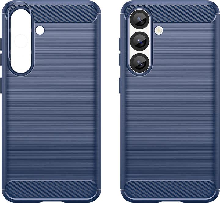 Actual product image Hurtel Back panel cover Carbon Case for Samsung Galaxy S25 Edge - Blue (Samsung Galaxy S25 Edge)