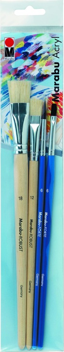Produktbild Marabu Pinsel-Set Acryl (6 mm)