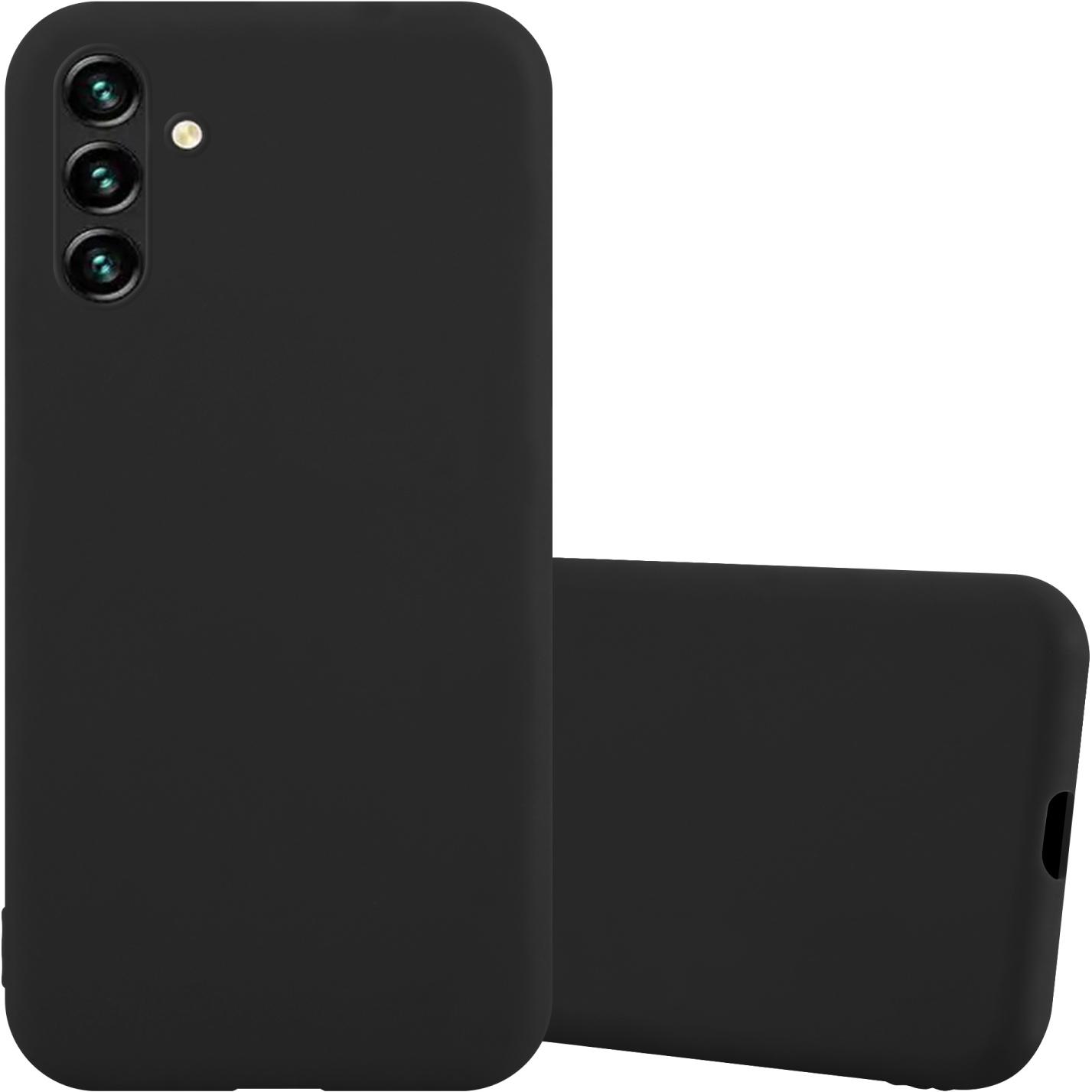 Cadorabo TPU Candy Hülle (Samsung Galaxy A13 5G), Smartphone Hülle, Schwarz