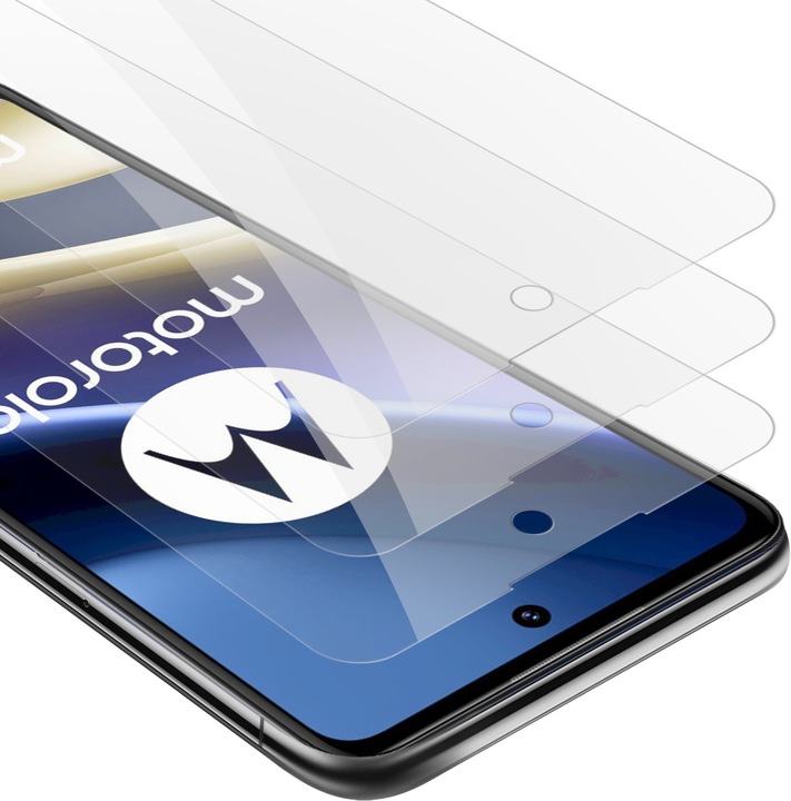 Actual product image Cadorabo Display protection glass (3 Piece, Motorola Moto G51 5G)