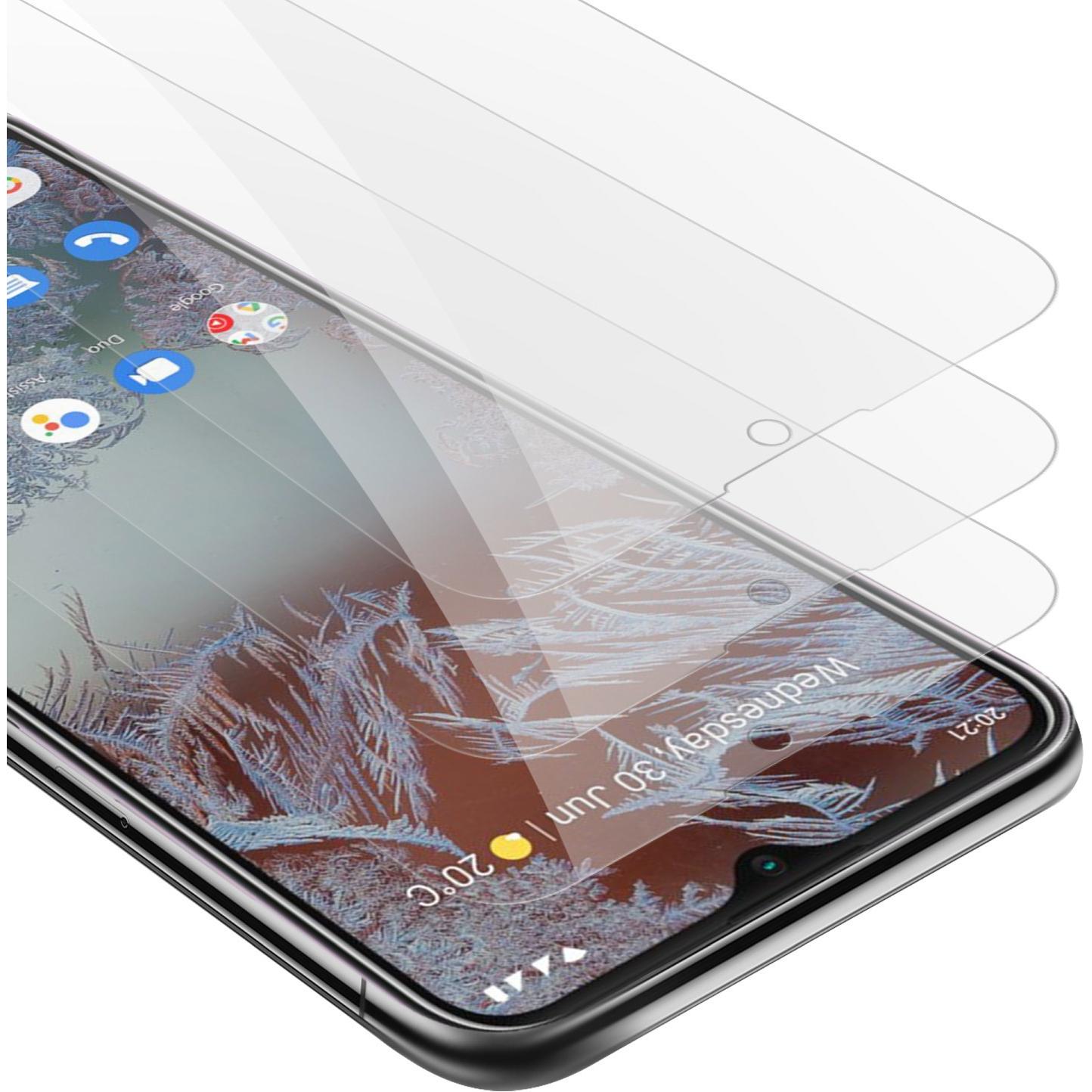 Cadorabo Displayschutzglas (3 Stück, Nokia G20, Nokia G10), Smartphone Schutzfolie, Transparent