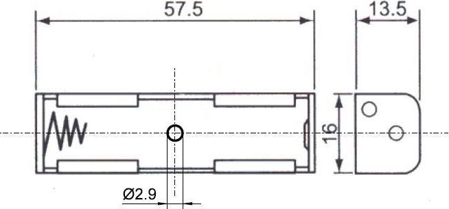 Immagine prodotto Goobay 1 portabatterie AA Mignon