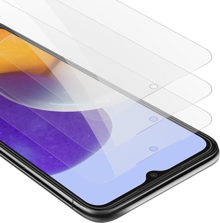 Actual product image Cadorabo Display protection glass (3 Piece, Samsung Galaxy A22 5G)
