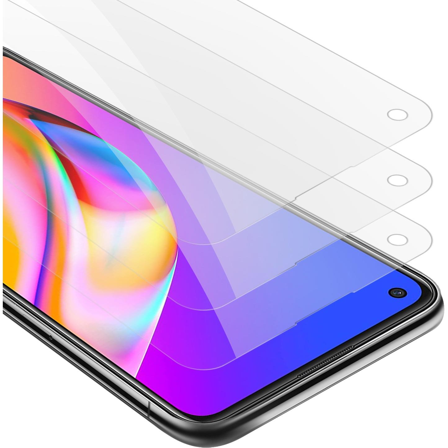 Cadorabo Displayschutzglas (3 Stück, Oppo A94 5G), Smartphone Schutzfolie, Transparent