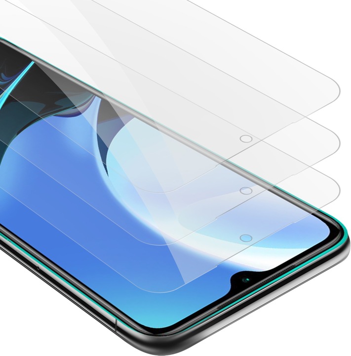 Actual product image Cadorabo Display protection glass (3 Piece, Xiaomi Redmi 9T)