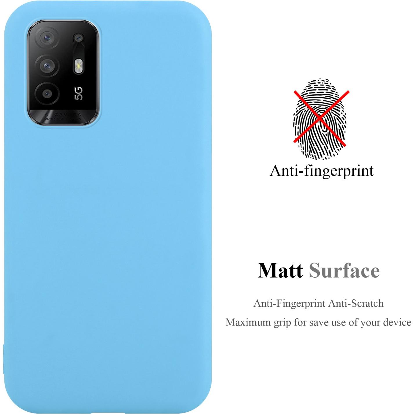 Thumbnail - Cadorabo TPU Candy Hülle (Oppo A94 5G), Smartphone Hülle, Blau