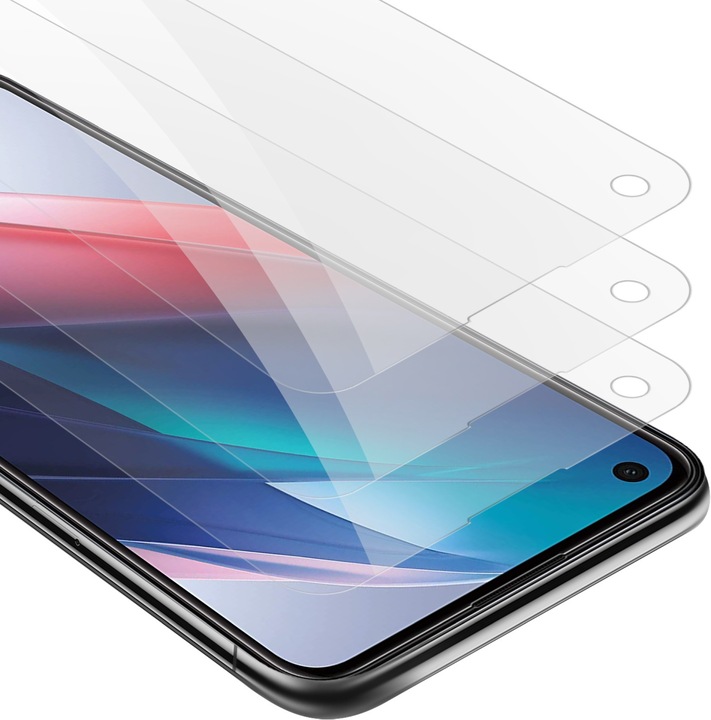 Actual product image Cadorabo Display protection glass (3 Piece, Oppo Find X3 Lite)