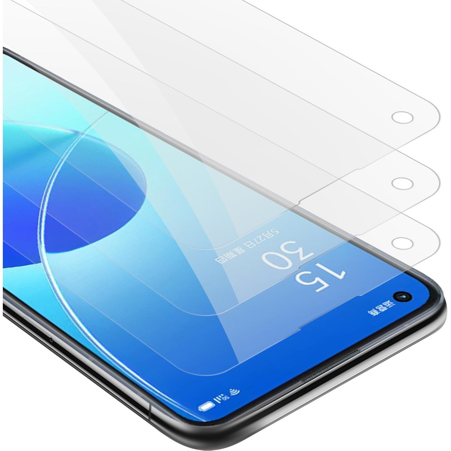 Thumbnail - Cadorabo Displayschutzglas (3 Stück, Oppo Reno 6 5G), Smartphone Schutzfolie, Transparent