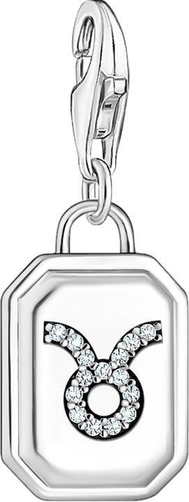 Immagine prodotto Thomas Sabo Ciondolo con ciondolo del segno zodiacale Toro con pietre d'argento (Argento 925)