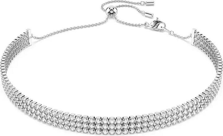 Produktbild Swarovski Matrix Tennis Choker Rundschliff Weiss (Swarovski Metall)