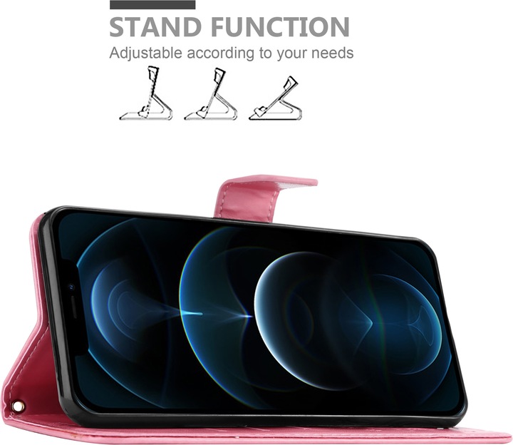 Actual product image Cadorabo Flower Book cover (Apple iPhone 13 Pro)