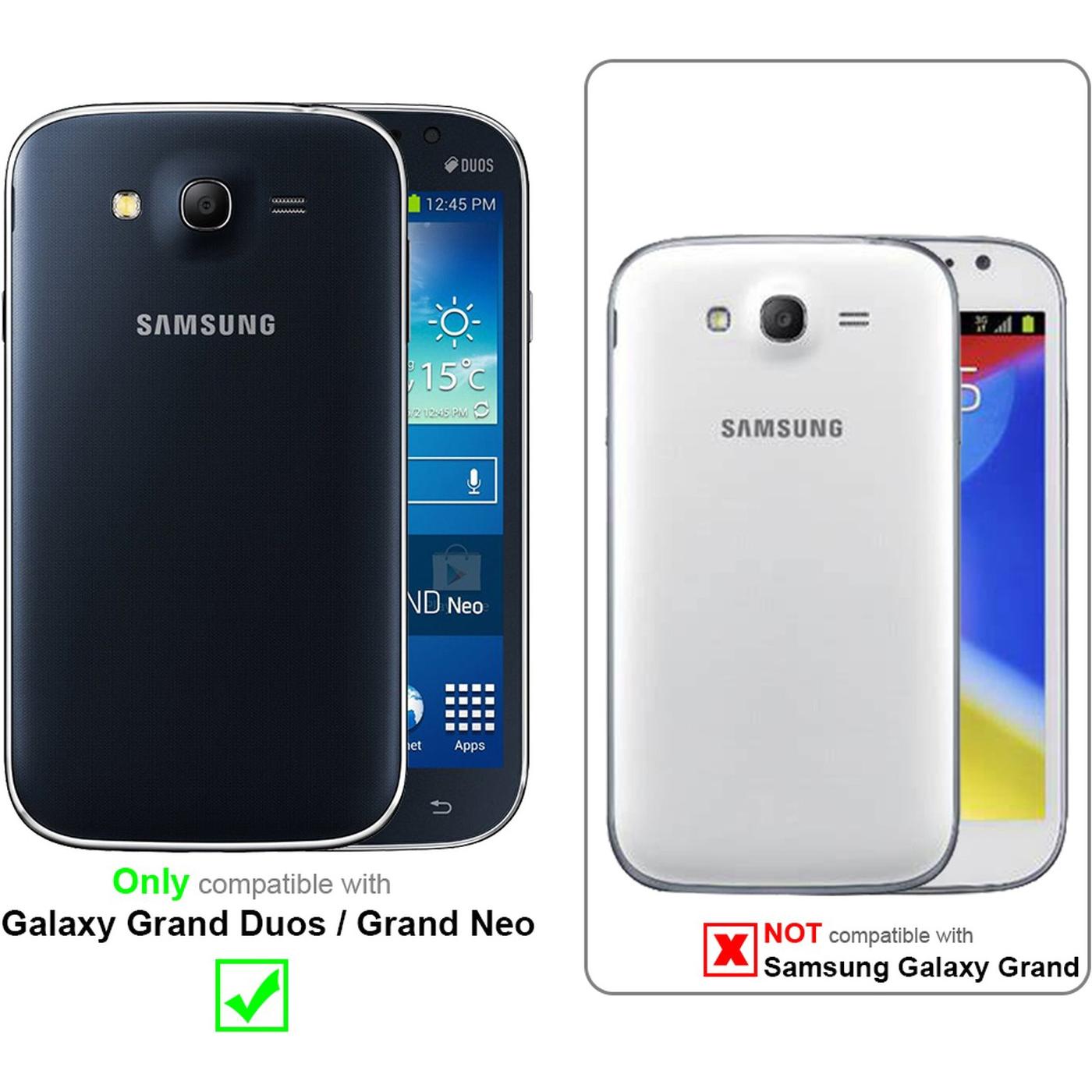 Thumbnail - Cadorabo 10x Schutzfolie (1 Stück, Samsung Galaxy Grand DuoS), Smartphone Schutzfolie, Weiss