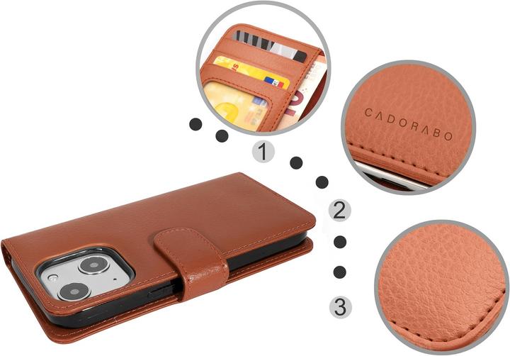 Productafbeelding Cadorabo Afdekking voor 3 kaartsleuven (Apple iPhone 13 mini)