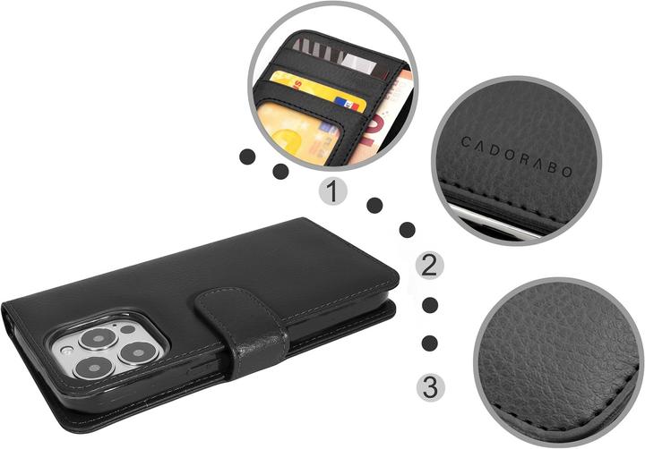 Immagine prodotto Cadorabo Copertura di 3 slot per carte di credito (Apple iPhone 13 Pro)