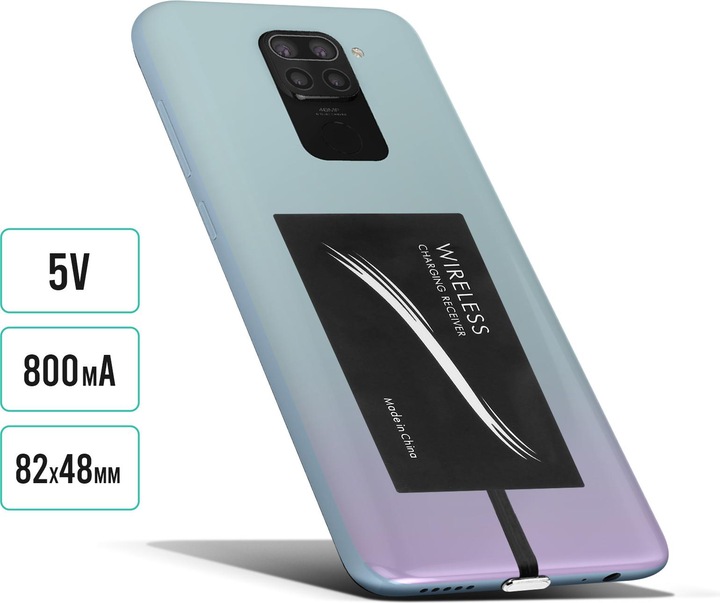 Actual product image Avizar QI charging receiver via USB TypeC port (Proprietary, USB Type C)