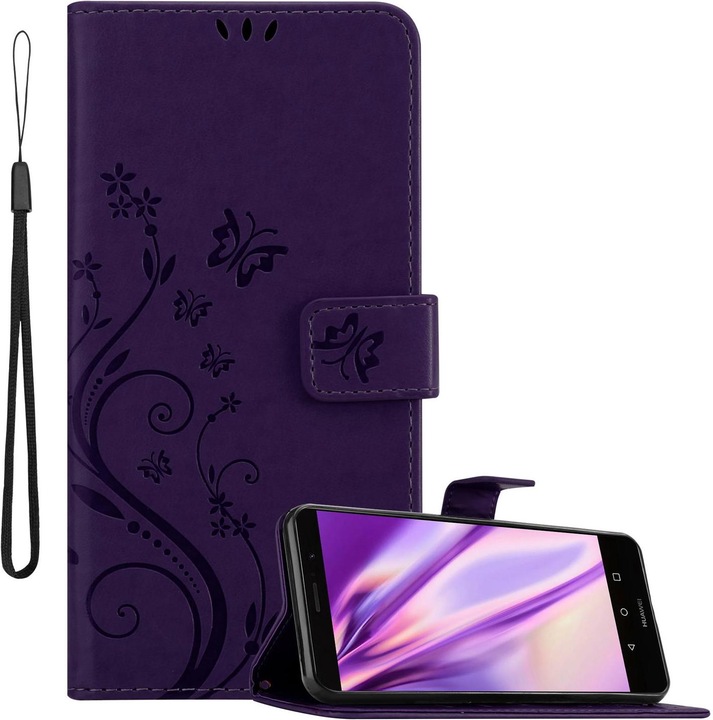 Actual product image Cadorabo Flower Book cover (Mate 9)