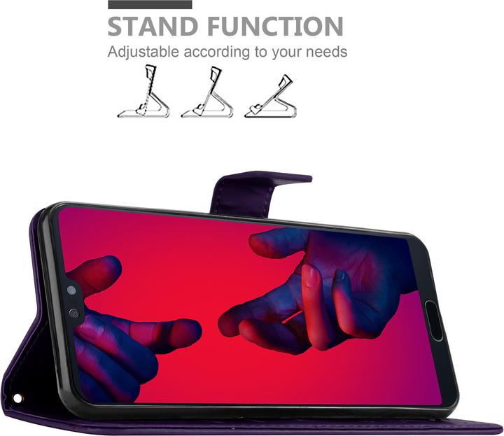 Immagine prodotto Cadorabo Copertina del libro a fiori (Huawei P20 Plus, Huawei P20 Pro)